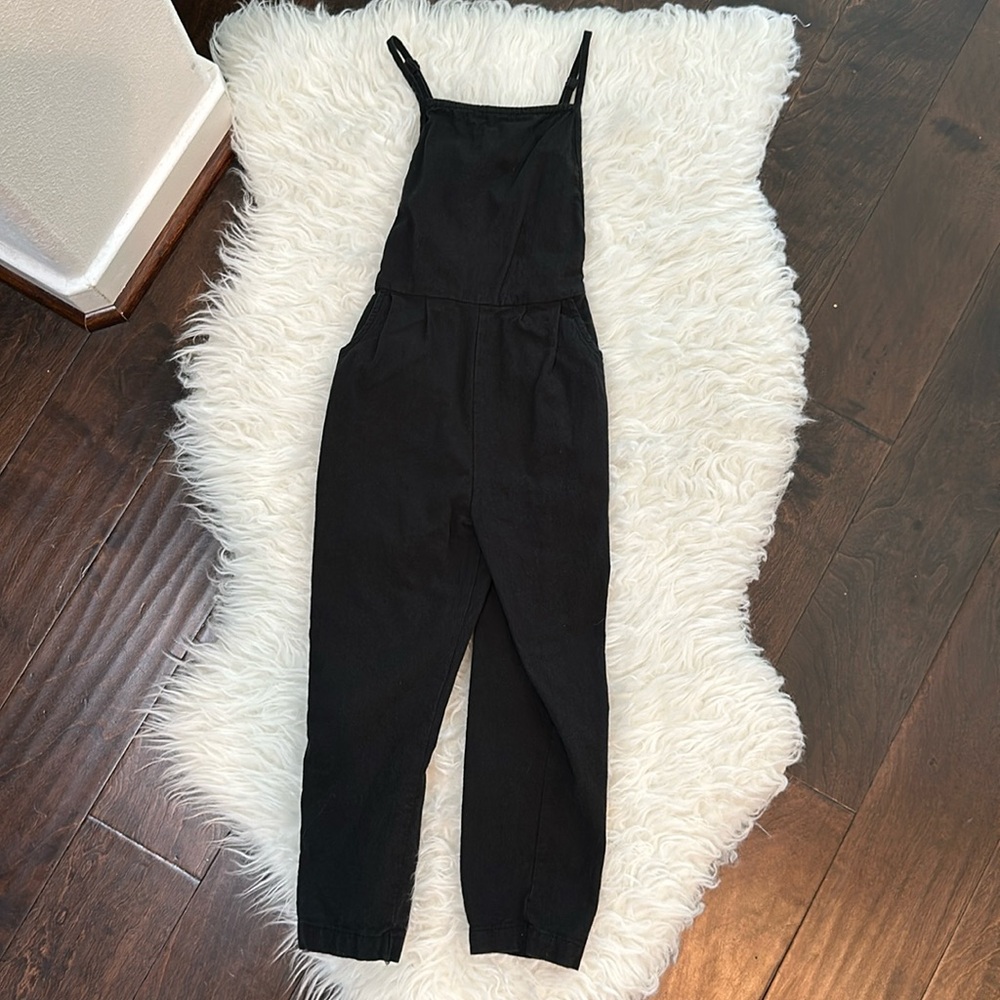Cotton on kids, linen, black overalls